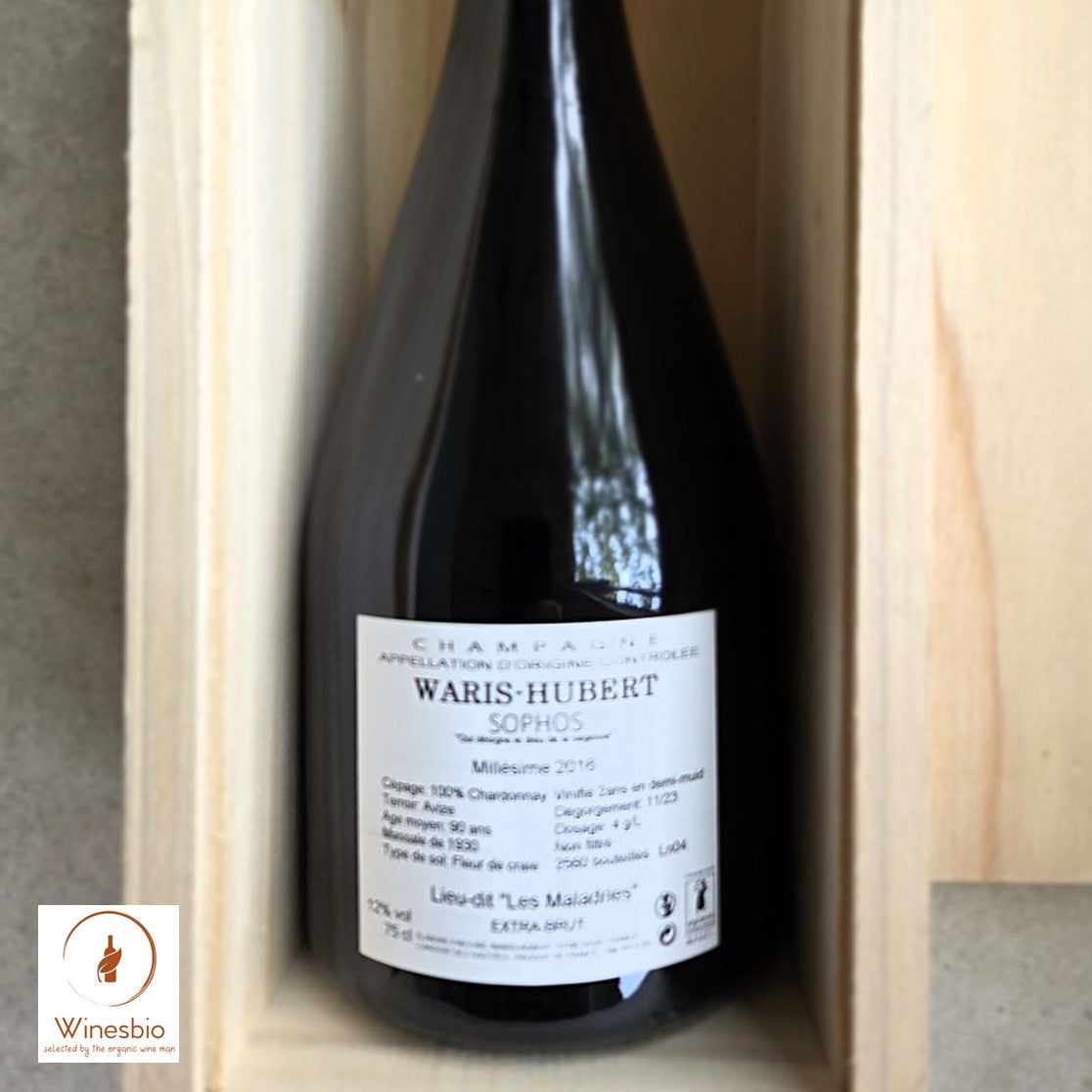 Waris Hubert Sophos Champagne Grand Cru 'Avize' 2016